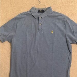 Polo by Ralph Lauren Men's Blue Polo Knit Shirt. Size. XL